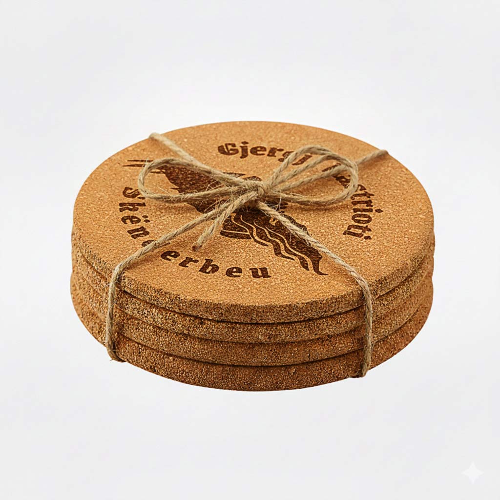 Portreti i Heroit Kombëtar Gjergj Kastrioti Skënderbeu në mbajtëse gotash, suvenir prodhuar në Shqipëri - symbol.al
Gjergj Kastrioti Skenderbeu skanderbeg portrait Albanian hero, cork coasters souvenir made in Albania symbol.al