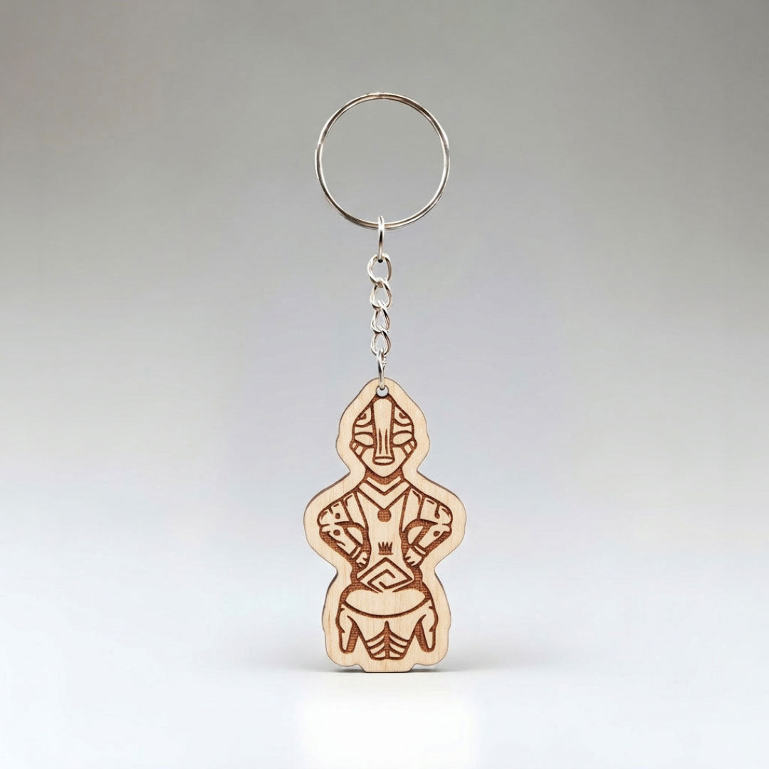 Hyjnesha në fron prodhuar në Shqipëri symbol.al varëse çelësash
Goddess on the Throne made in albania keychain souvenir symbol of albania